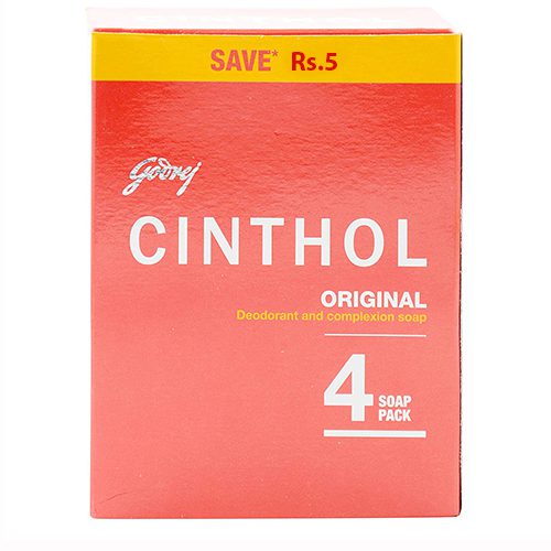 Cinthol Original Soap / சிந்தால் ஒரிஜினல் 100g , ( Pack of 4 )