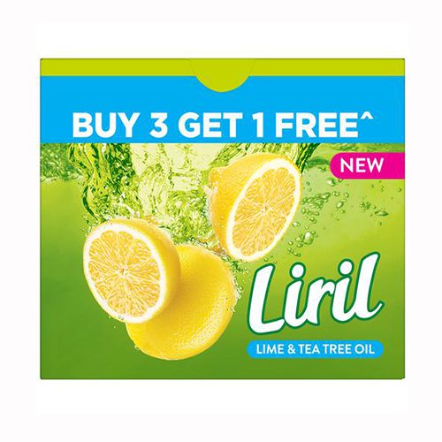 Liril Lime & Tea Tree Oil Soap / லிரில் 125 g (Buy 3 Get 1 Free)
