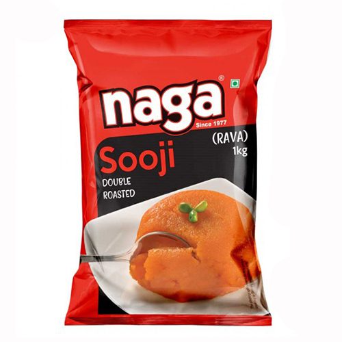Naga Double Roasted Sooji / ரவை 1kg