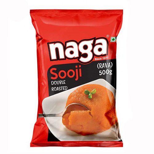 Naga Double Roasted Sooji / ரவை 500g