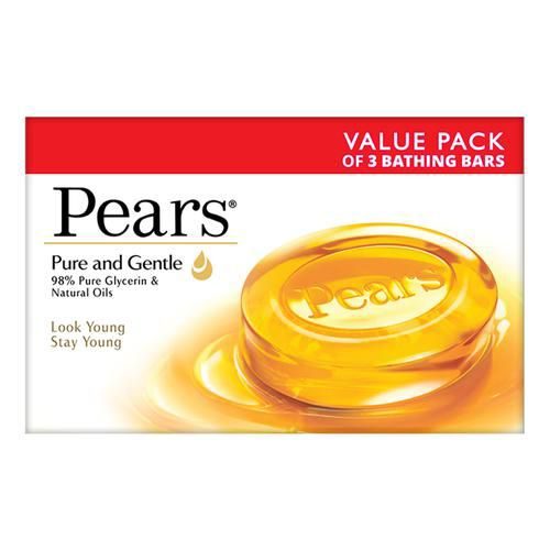 Pears Pure & Gentle Soap / பியர்ஸ் 125g (Pack of 3)