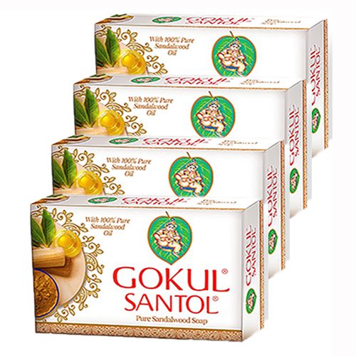 Gokul Santol Soap / கோகுல் சாண்டல் 75g , (Buy 3 Get 1 Free)