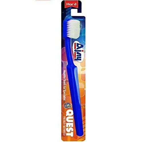 Ajay Quest Multicolor Toothbrush – Hard, 1 pc