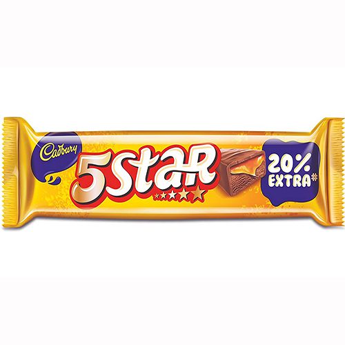 Cadbury 5 Star Chocolate Rs.5 (12.12g)