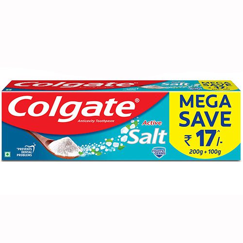 Colgate – Active Salt Toothpaste ( 200g + 100g ) 300 g