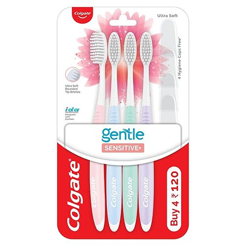 Colgate Sensitive Toothbrush – Ultra Soft, 1 Set ( 4 pcs )