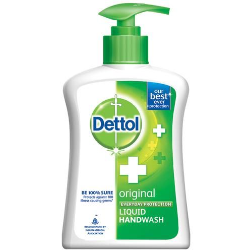 Dettol Liquid Hand Wash – Original / டெட்டால் ஹேண்ட் வாஷ் 200ml Bottle