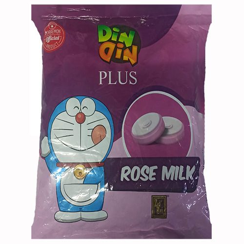 Din Din Plus Candy – Rose Milk Rs.1 (Pcs-100)