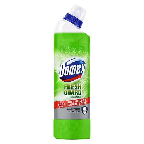 Domex Fresh Guard Disinfectant Toilet Cleaner Liquid – Lime Fresh, 500 ml