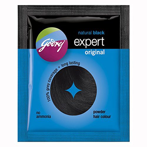 Godrej Expert Original Powder Hair Colour – Natural Black 3g