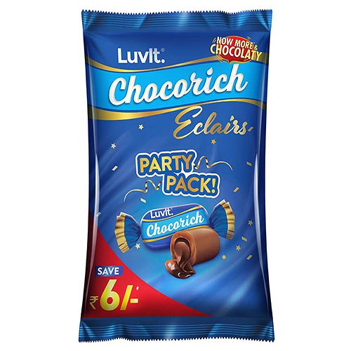 Luvit Chocolate – Chocorich Eclairs Rs.2 (Pcs-77)
