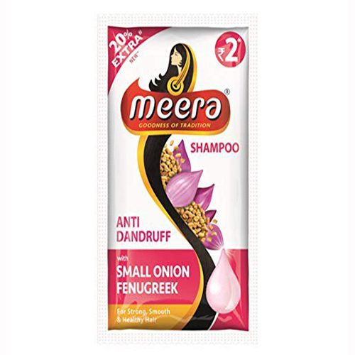 Meera Anti Dandruff Shampoo Rs-2, 1s (Pcs-20)