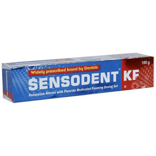 Sensodent KF Medicated Foaming Dental Gel 100g