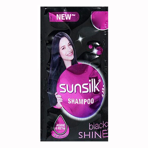 Sunsilk Stunning Black Shine Shampoo Rs-1, 1s (Pcs-16)
