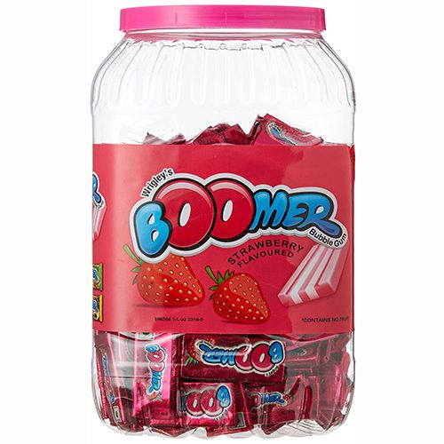 Boomer Bubble Gum – Strawberry Rs.1 (Pcs-150)