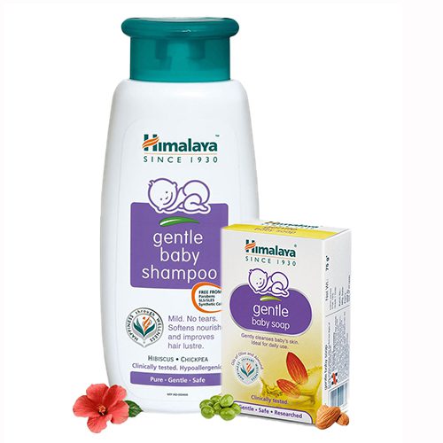 Himalaya Gentle Baby Shampoo 200g , Buy 200g Get Gentle Baby Soap 75g Free