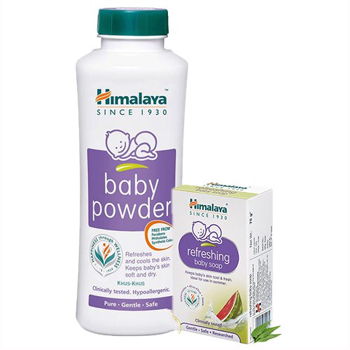 Himalaya Baby Powder 200g , Buy 200g Get Refreshing Baby Soap 75g Free
