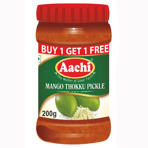 Aachi – Mango Thokku Pickle / மாங்காய் தொக்கு ஊறுகாய் 200g, (Buy 1 Get 1 Free)