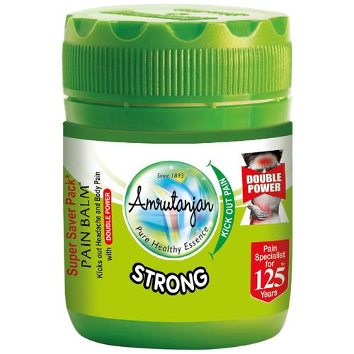 Amrutanjan Strong Pain Balm (Green), 8 ml