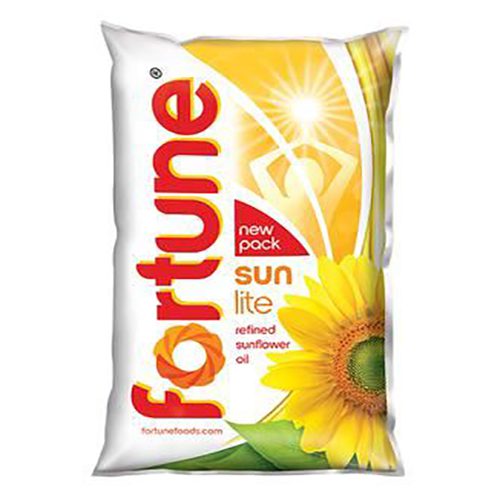 Fortune – Sunlite Refined Sunflower Oil / சூரிய காந்தி எண்ணெய் 1 Litre Pouch