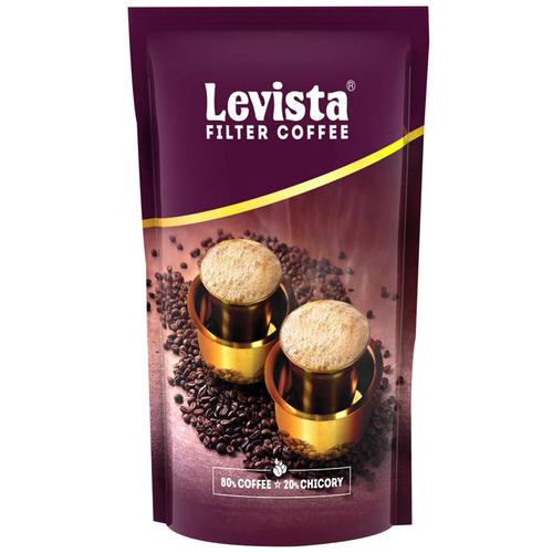 Levista Filter Coffee (80% Coffee With 20% Chicory), 200g Pouch