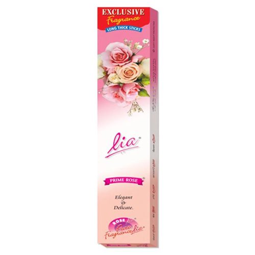 Lia Prime Rose Agarbatti 110g + Free (1 Vibe Hygiene Soap 15g)