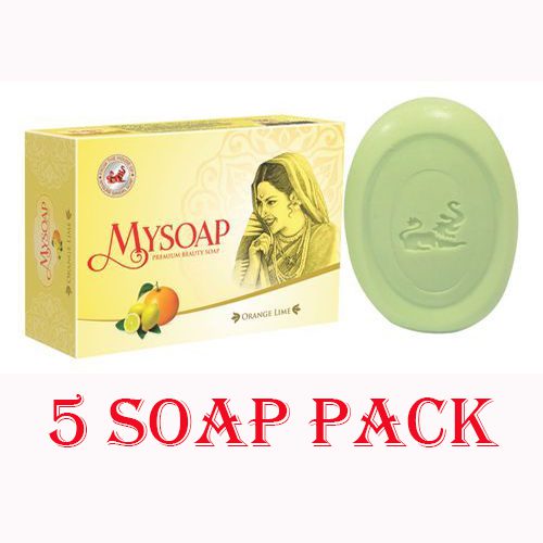 Mysoap – Orange Lime Soap 100g, (Pack of 5)