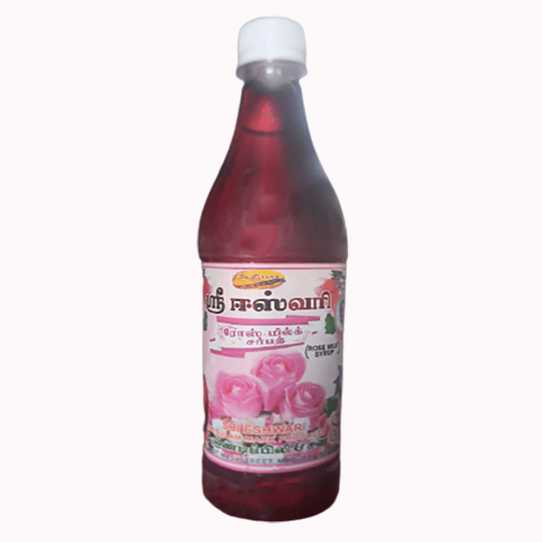 Sri Eshwari- Rose Milk Syrup / ரோஸ் மில்க் சிரப் 700ml