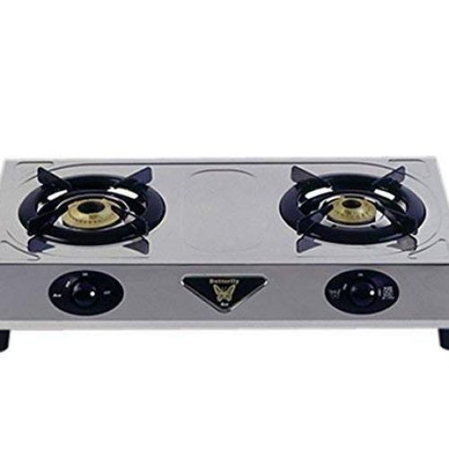 Butterfly Stainless Steel Ace 2 Burner Gas Stove