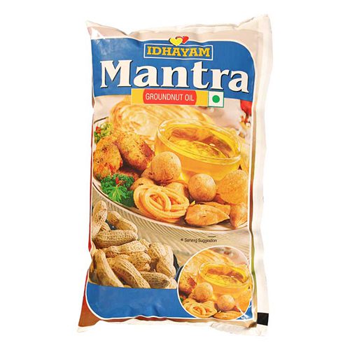 Idhayam – Mantra Groundnut Oil / கடலை எண்ணெய் 1 Litre Pouch