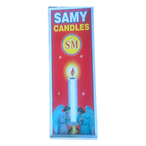 Samy Candles / மெழுகுவர்த்தி Rs.6, 1 Pack (10 Pcs)