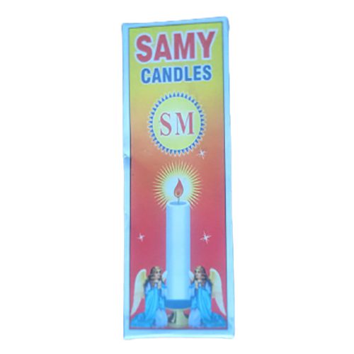 Samy Candles / மெழுகுவர்த்தி Rs.2.50, 1 Pack (10 Pcs)