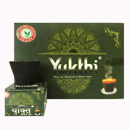 Yukthi Pure Natural Labon Sambrani Cups (Cup – 12)